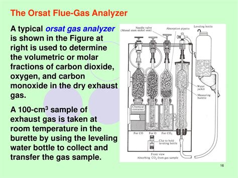 flue gas analysis ppt|orsat analysis of flue gas.